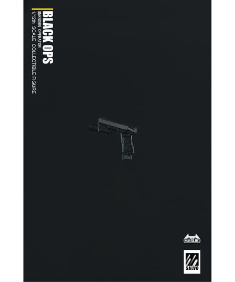 SALVOシリーズ SA01 ブラックオペレーションズ 1/12 完成品アクションフィギュア