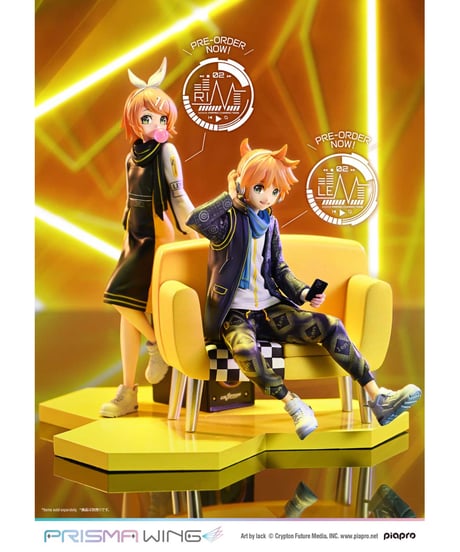 【予約】PRISMA WING ピアプロキャラクターズ  鏡音レン ""Art by lack""   1/7スケール完成品フィギュア　［プライム１スタジオ］