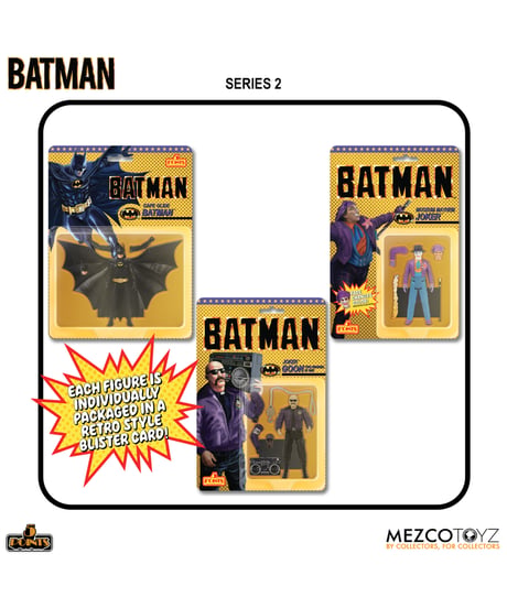 【予約】5ポイント/ バットマン 1989: 3.75インチ アクションフィギュア シリーズ2 3種セット　［メズコトイズ］