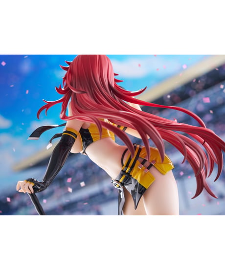 1/3.5スケールフィギュア ハイスクールD×D HERO リアス・グレモリー レースクィーンver.　塗装済み完成品フィギュア　［GOLDENHEAD PLUS］