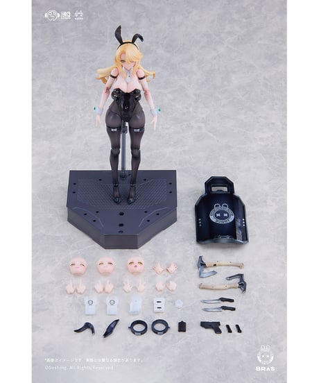 Guardian・エレーナ 1/12 可動フィギュア　BUNNY RAPID ACTION SQUAD　［溯行Sushing］