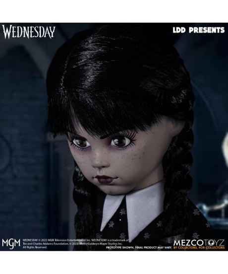 【予約】【再生産】リビングデッドドールズ/ Netflix Wednesday: ウェンズデー・アダムス with ハンド　［メズコトイズ］
