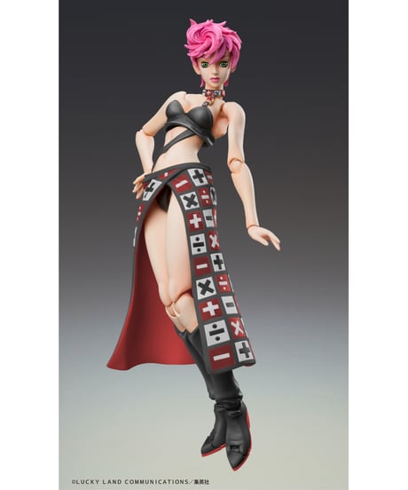 超像可動「トリッシュ・ウナ Ver.BLACK」『ジョジョの奇妙な冒険 第5部』　塗装済可動フィギュア　［メディコス・エンタテインメント］