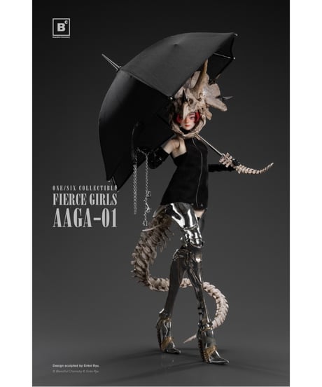 Beautiful Chemistry 1/6 Fierce Girls Series BONE GIRL/ TRICERATOPS