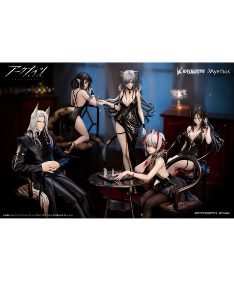 アークナイツ シュヴァルツ ドレス VER. 1/7 完成品フィギュア　［Myethos］