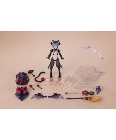 見習魔女・星川猫猫 1/12 完成品アクションフィギュア 黒髪Ver.　[次元具象(EXSSRION)]