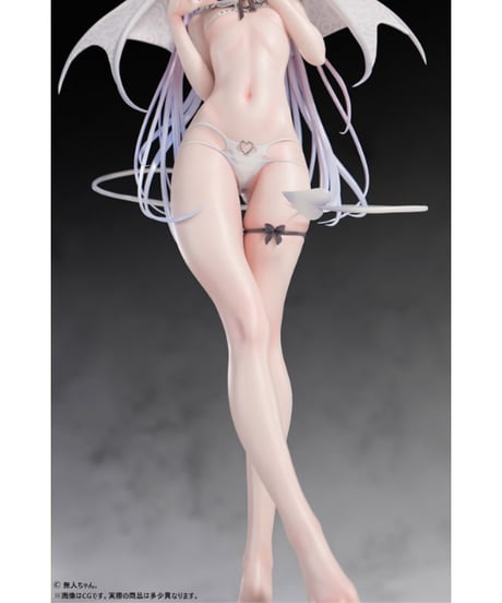 【予約】無人ちゃん。「白い悪魔ちゃん。」 1/4スケール塗装済み完成品フィギュア　［B´full FOTS JAPAN］