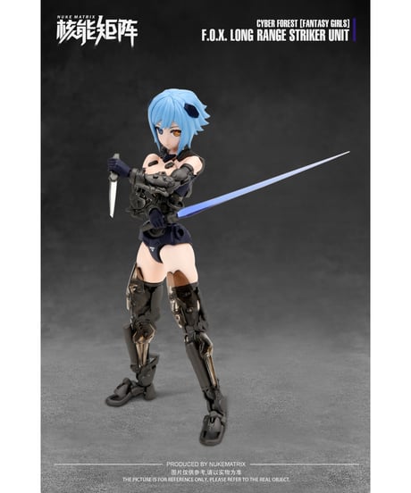 NUKE MATRIX　FANTASY GIRLS 第一弾 1/12 F.O.X Long Range Striker Unit プラモデル