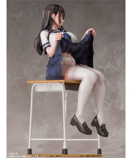 教室でたくし上げJKさん 1/5スケール