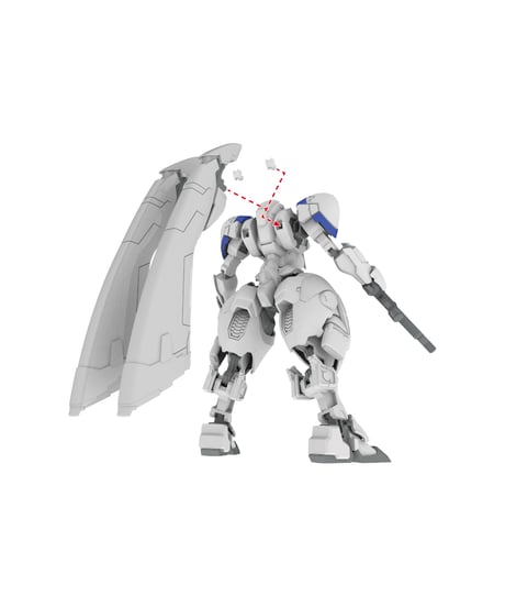拡張セットA  5inM 1/48 装甲歩兵用[エンジェルウイング＆M51グレネード＆DSG12SMG］