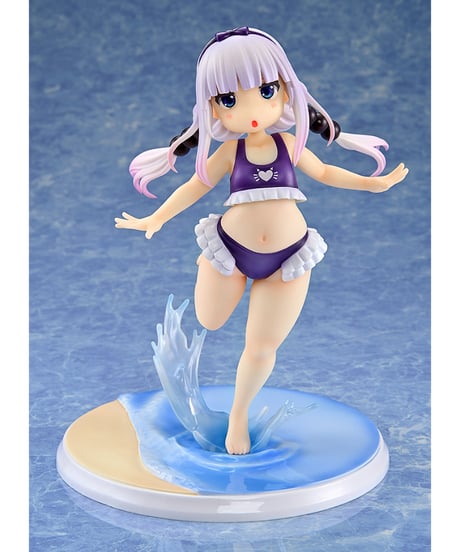 カンナカムイ はまべでウキウキ水着Ver.（紫）　1/6スケール　塗装済み完成品　小林さんちのメイドラゴン　［回天堂］