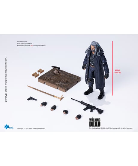 【予約】ウォーキング・デッド 1/18 アクションフィギュア エゼキエル　［ハイヤトイズ］