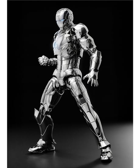 DLX Iron Man Mark 2 (Chrome Edition)（DLX アイアンマン・マーク2（クローム・エディション））　［threezero］