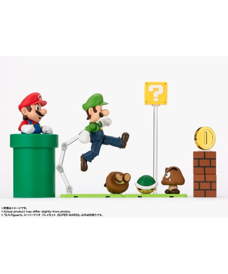 【送料無料】S.H.Figuarts スーパーマリオ プレイセット (SUPER MARIO)　スーパーマリオ　［バンダイ］