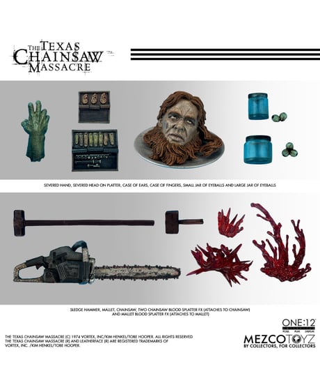 【予約】ワン12コレクティブ/ テキサス・チェーンソー: レザーフェイス 1/12 アクションフィギュア　[メズコトイズ]