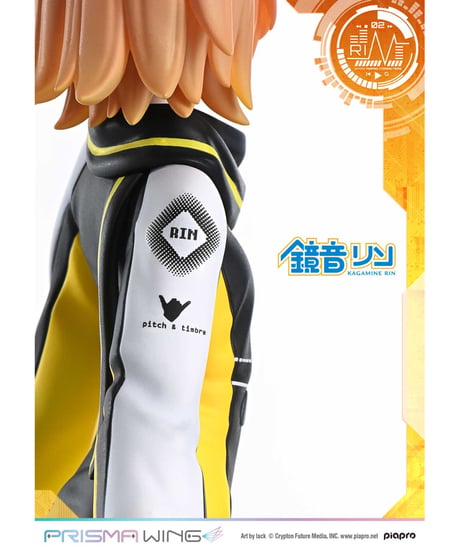 PRISMA WING ピアプロキャラクターズ  鏡音リン "Art by lack"   1/7スケール完成品フィギュア