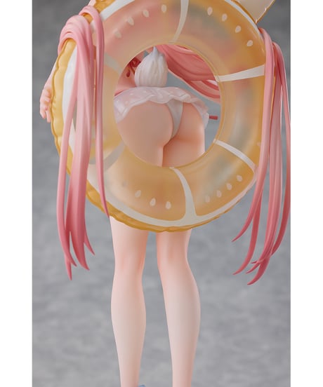 【予約】白いウサギRosu 水着Ver.　1/7スケール　塗装済み完成品　Rosuuriオリジナルキャラクター　［Solarain］