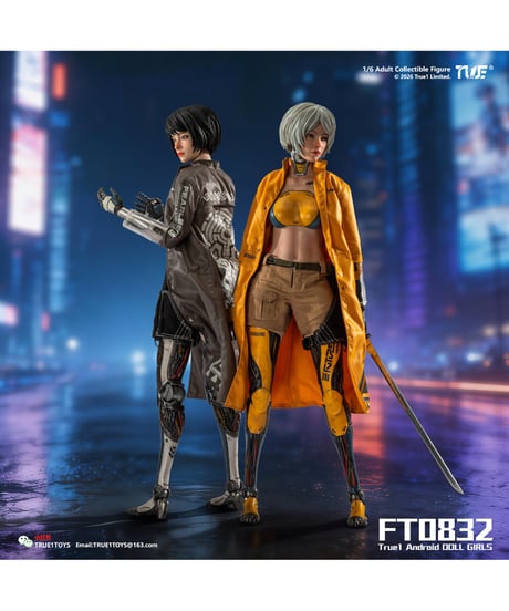 【予約】トゥルーワントイズ 1/6スケール アクションフィギュア アンドロイド・ビル ブラックヘア　[MOTOR NUCLEAR 摩動核]