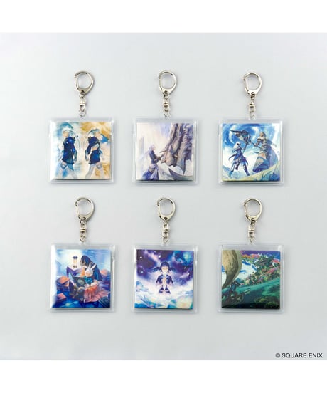 ファイナルファンタジー XIV ミュージックコレクションキーチェーン バイナルシリーズ Vol. 2　6個入1BOX　［スクウェア・エニックス］