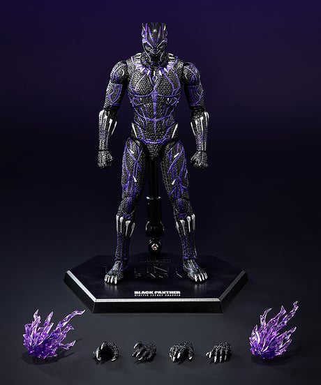【予約】DLX ブラックパンサー（キネティック・エネルギー・チャージド）　1/12　塗装済み可動フィギュア　[threezero]