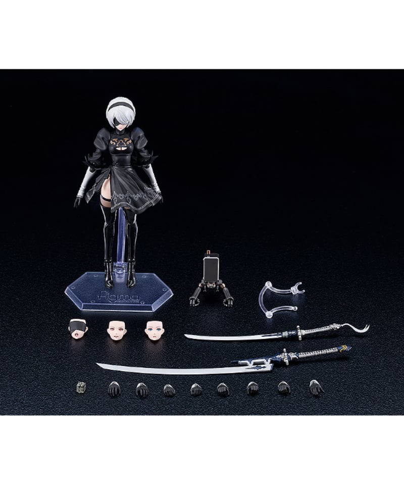 NieR:Automata Ver1.1a figma 2B（ヨルハ二号B型） 塗装済み可動フ
