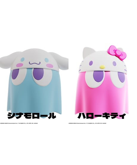 ちびコレクトフィギュア デラックス パックマン×サンリオキャラクターズ ゴースト ハローキティ/シナモロール オリジナルカラーver.　全２種