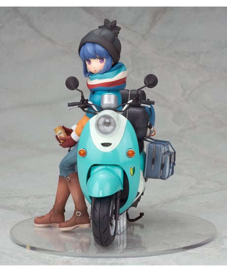 【予約】志摩 リン with スクーター【再販】　1/10スケール　PVC&ABS製塗装済完成品　ゆるキャン△　［アルター］
