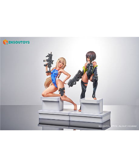 『ARMS NOTE』 水泳部の部長ちゃんとコウハイちゃんセット 1/7 セット ARMS NOTE』 水泳部の部長ちゃんとコウハイちゃんセット