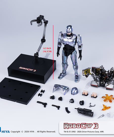 【予約】HIYA エクスクイジット・スーパーシリーズ1/12スケール 『ロボコップ3』 ロボコップ アクションフィギュア　[HIYA TOYS]