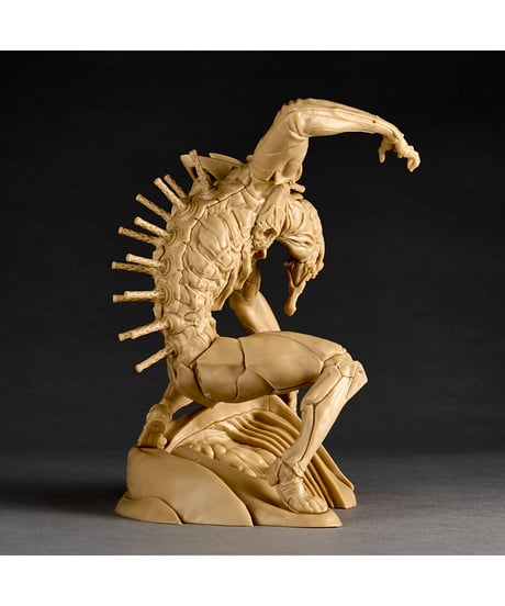 ARTPLA SCULPTURE WORKS エヴァンゲリオン2号機獣化第2形態ザ・ビースト “ジオフロント血戦” ベージュカラーVer.