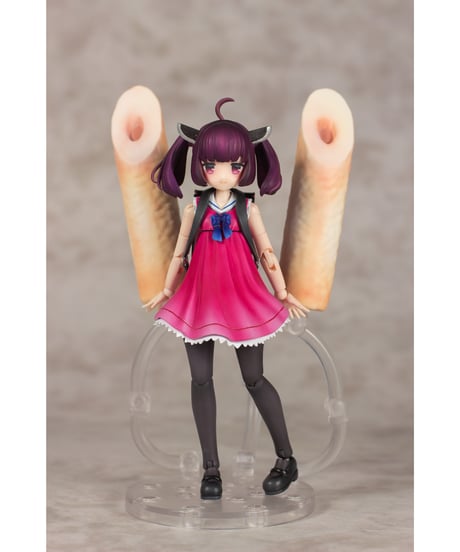 プラスチックキット「プラフィア　東北きりたん（ミニフィギュア同梱セット）」　1/12　東北ずん子・ずんだもんプロジェクト　[PLUM]