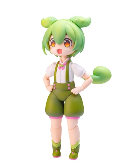 【送料無料】プラフィア ずんだもん　1/12	プラスチックキット　東北ずん子・ずんだもんプロジェクト　[ PLUM]