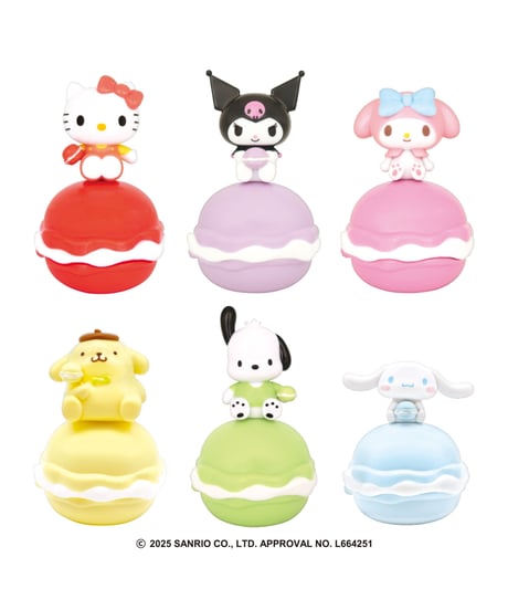 サンリオマカロンケース　6個入1BOX 　［ハート］