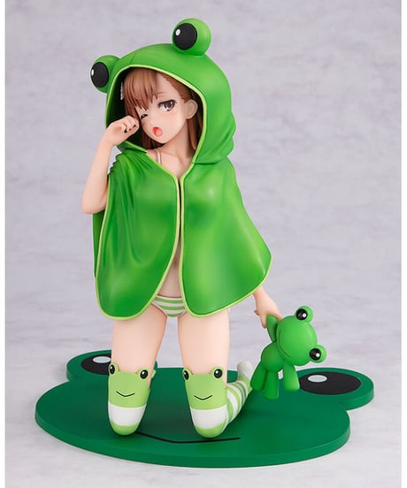 御坂美琴 フード☆るっく ゲコ太ver.　1/7スケールフィギュア　プラスチック塗装済み完成品【とある科学の超電磁砲T】