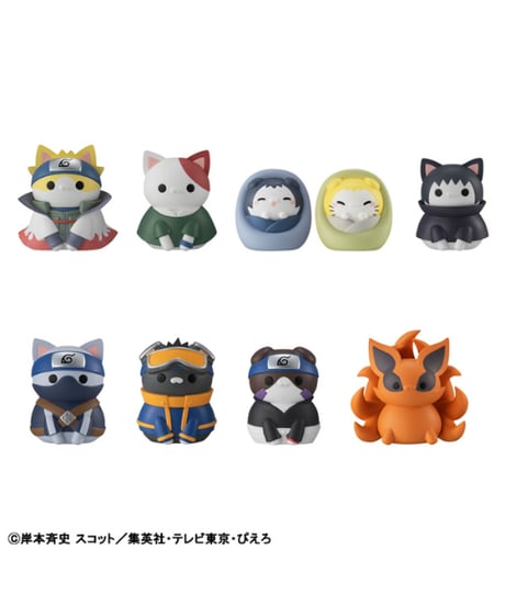 【予約】【送料無料】MEGA CAT PROJECT NARUTO -ナルト- 疾風伝 ニャルト！少しむかしむかしの 木ノ葉隠れの里だってばよ！【再販】　8個入り1BOX　［メガハウス］