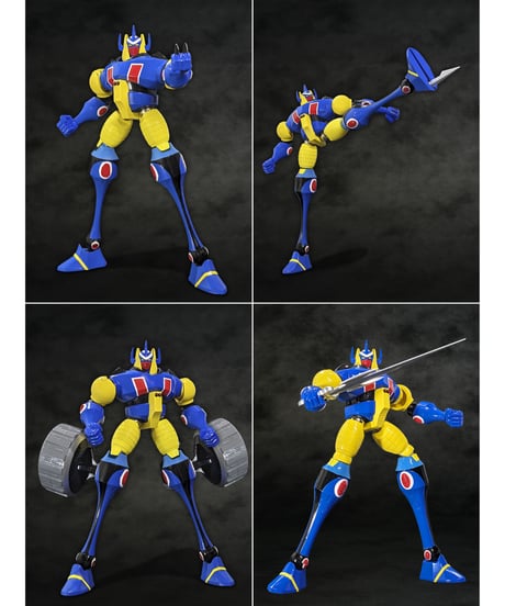 ネオダイナマイトアクション ガ・キーン Ver.2　彩色済み完成品フィギュア