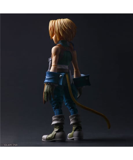 ファイナルファンタジーIX PLAY ARTS真 ジタン・トライバル　彩色済み完成品フィギュア　［スクウェア・エニックス］