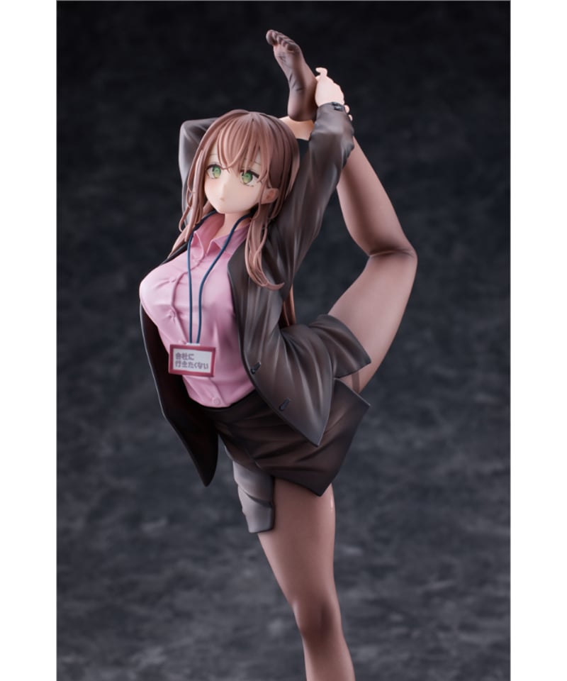 意外と体が柔らかい会社に行きたくないOLちゃん ピンクVer. 1/6 完成品