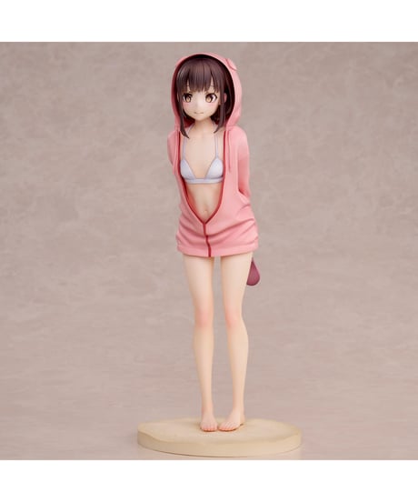 jonsunイラスト『水着パーカー ミサキ』　彩色済み完成品フィギュア