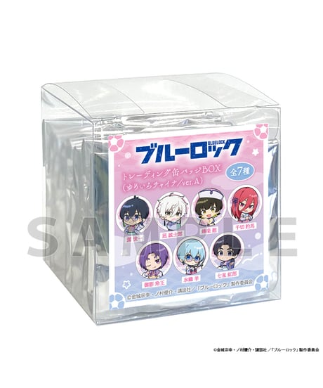 【送料無料】[ブルーロック]トレーディング缶バッジ（ゆめいろチャイナ／ver.A）　7個入り1BOX　［Parflette-パルフレット-］