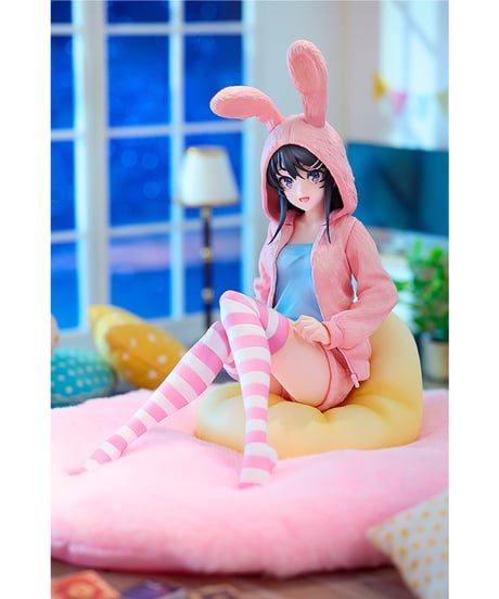 桜島麻衣 フード☆るっく うさみみver.　青春ブタ野郎はランドセルガールの夢を見ない　1/7スケール　塗装済み完成品