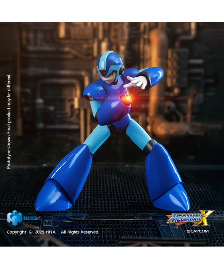 【予約】HIYA エクスクイジット・ベーシックシリーズ ノンスケール 5.7インチ 『ロックマンX』シリーズ　エックス　アクションフィギュア　［HIYA TOYS］