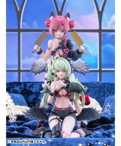 【予約】魔音天使・星川猫猫 1/12 完成品アクションフィギュア 緑髪Ver.　［次元具象(EXSSRION)］