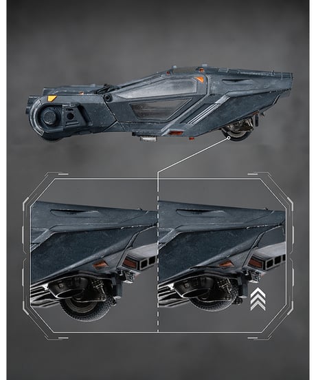 ブレードランナー 2049　Kのスピナー（3.7インチ）　イキャスト製塗装済み完成品ミニカー
