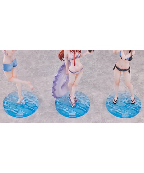 牧瀬紅莉栖＆椎名まゆり＆阿万音鈴羽 水着Ver. セット　1/7スケール　塗装済み完成品　STEINS;GATE　［Solarain］