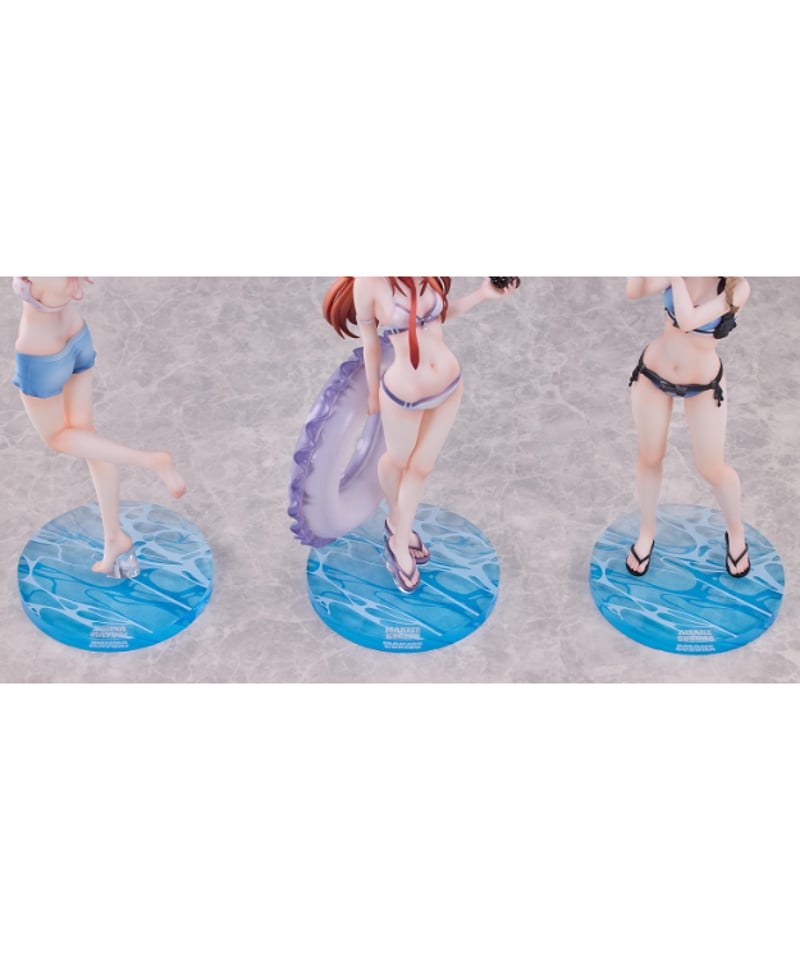 牧瀬紅莉栖＆椎名まゆり＆阿万音鈴羽 水着Ver. セット 1/7スケール