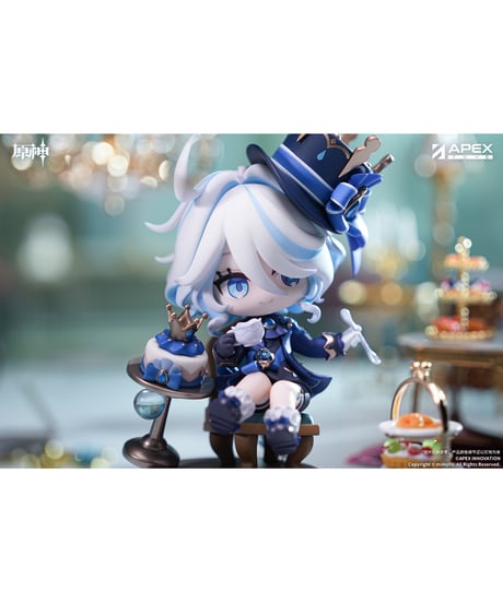 【予約】原神 フリーナ・甘い午後の讃美歌 ちびキャラフィギュア　塗装済み完成品　[APEX-TOYS]