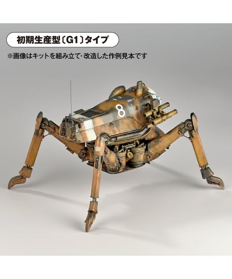 ARTPLA マシーネンクリーガー グラジエーターG1/G2＆スマイル エディ・アムゼル　1/35スケール　プラスチックモデルキット　［海洋堂］