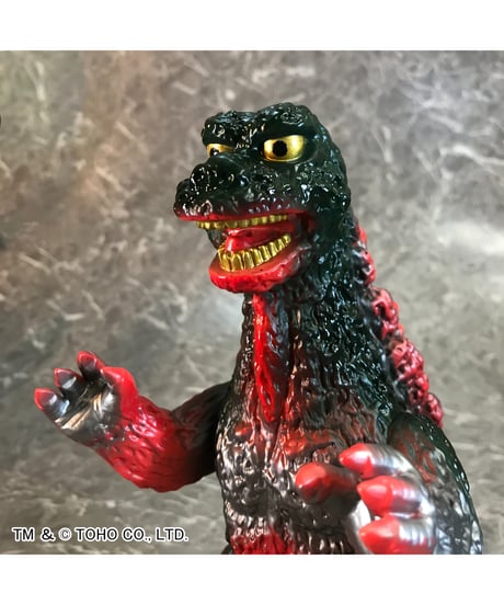 復刻版ポピーグレートザウルス　ゴジラ/ゴジラ（グリーンVer.） 全２種　ソフトビニール製　塗装済み完成品