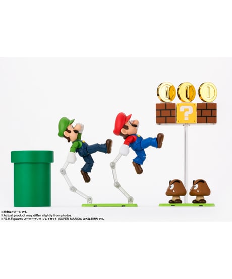 【送料無料】S.H.Figuarts スーパーマリオ プレイセット (SUPER MARIO)　スーパーマリオ　［バンダイ］